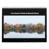 Elk seizoen in Boston Kalender (Hoes)