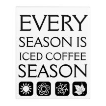 Elk seizoen is het Iced Koffieseizoen
