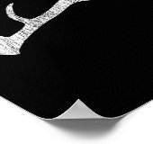 Elk Shed Rack Horn Hunting Poster (Hoek)