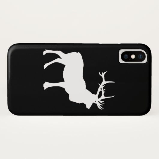 Elk Silhouet Case-Mate iPhone Case (Achterkant (horizontaal))