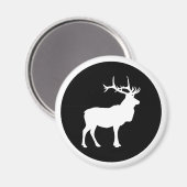 Elk Silhouet Magneet (Voorkant / Achterkant)