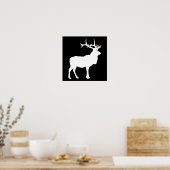 Elk Silhouet Poster (Keuken)