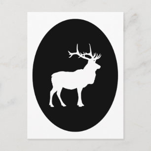 Elk Silhouette Briefkaart