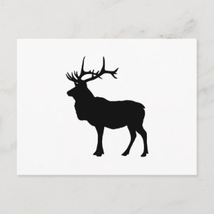 Elk Silhouette Briefkaart