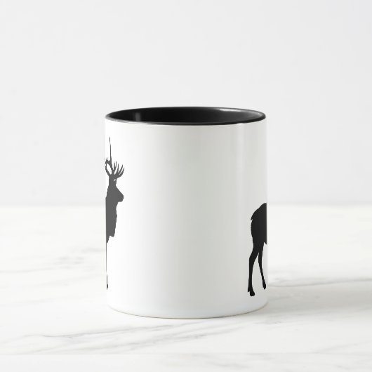 Elk Silhouette Mok (Midden)