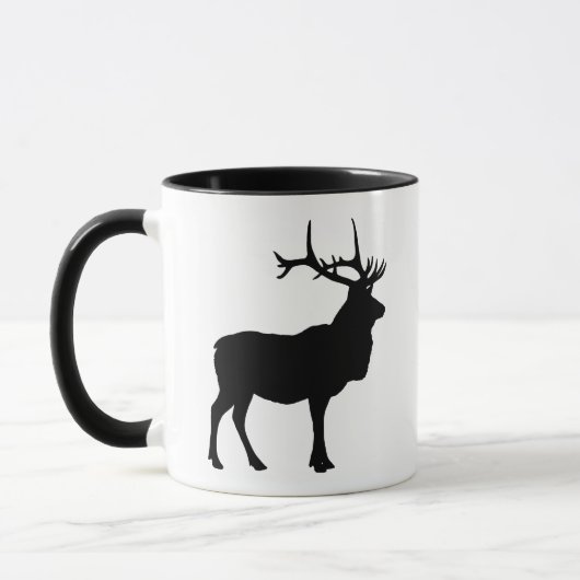 Elk Silhouette Mok (Links)