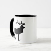 Elk Silhouette Mok (Voorkant links)