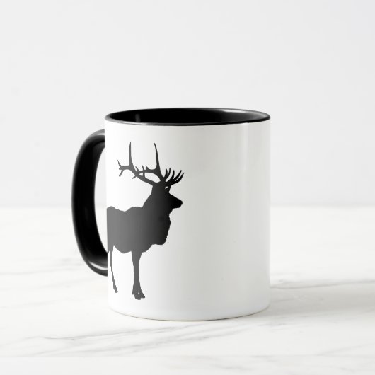 Elk Silhouette Mok (Voorkant links)