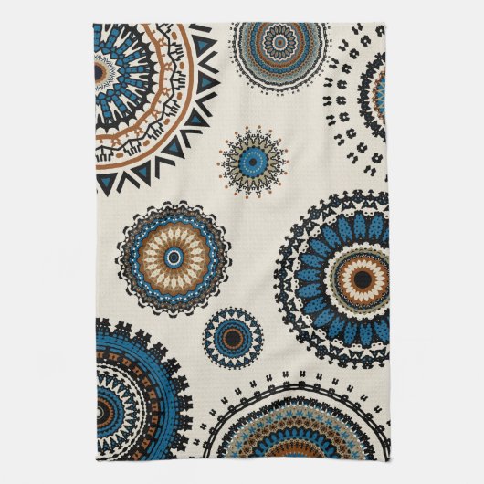 Elk soort Mandalas Theedoek (Verticaal)