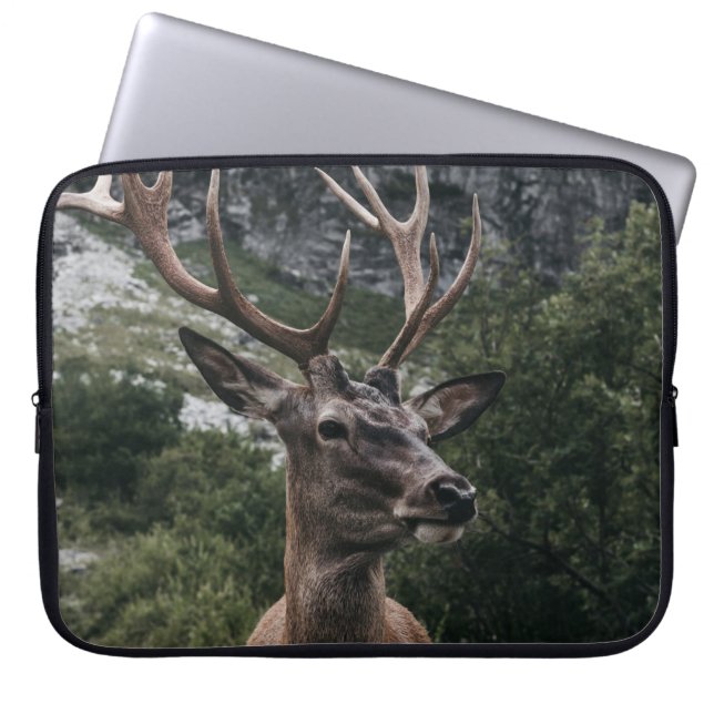 ELK STACK DEER LAPTOP SLEEVE (Voorkant)
