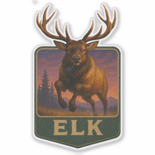 Elk Sticker (Voorkant)