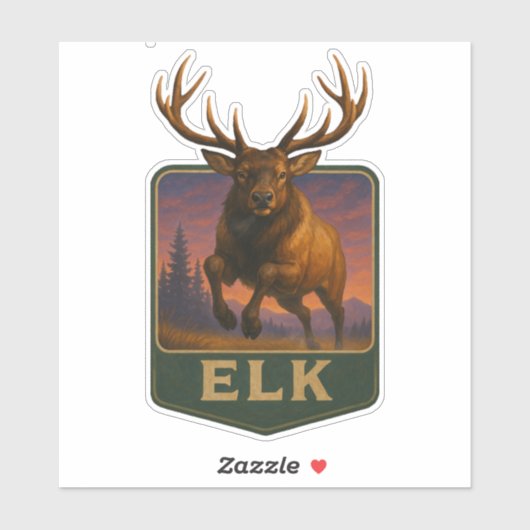 Elk Sticker (Vel)