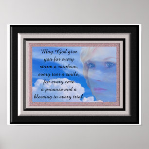 Elk storm een regenboog - kunstdruk poster