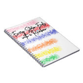 Elk Storm eindigt met een regenboog Notitieboek (Rechterzijde)