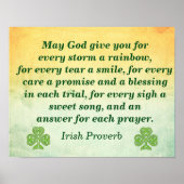 Elk Storm — Ierse prijsopgave — afdrukken in Poste Poster (Voorkant)