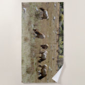 Elk strandhanddoek strandlaken (Voorkant)