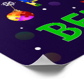 Elk stuk hoort bij Kerstmis Poster (Hoek)