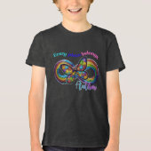 Elk stuk straalt – Autisme Vlinder T-shirt (Voorkant)