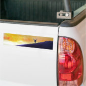 Elk Sunset Bumpersticker (Op Truck)
