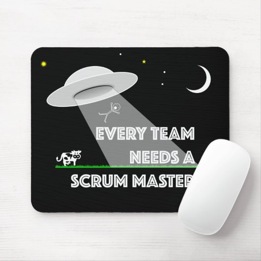 Elk team heeft een scrum master nodig - Mousepad Muismat (Met muis)
