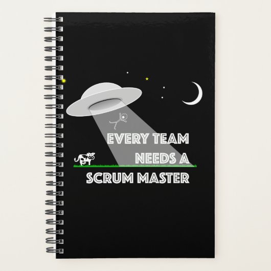 Elk team heeft een scrum master nodig planner (Voorkant)