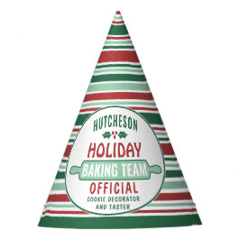 Elk tekstvakantieteam rood en groen kerstfeest feesthoedjes