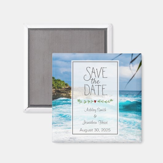 Elk thema Opslaan Datum Magneet (Voorkant / Achterkant)