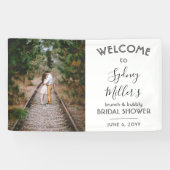 Elk thema Vrijgezellenfeest elegant Foto welkom Spandoek (Horizontaal)