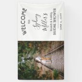 Elk thema Vrijgezellenfeest elegant Foto welkom Spandoek (Verticaal)