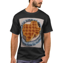 Elk tijdstip van de dag gevormd Waffle T Shirt