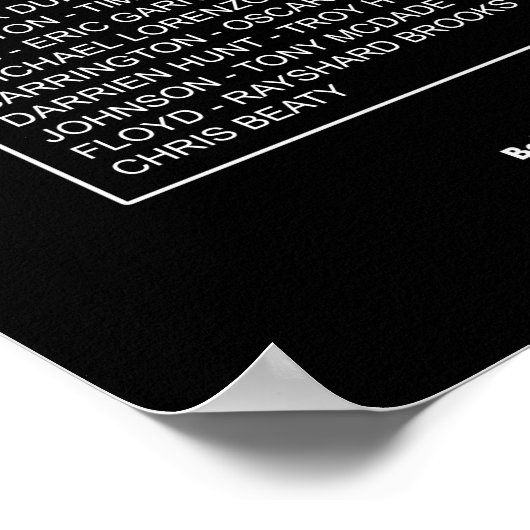 Elk van deze Namen... Poster (Hoek)