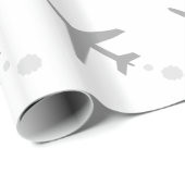 elk vliegtuig; cadeaupapier (Rol Hoek)