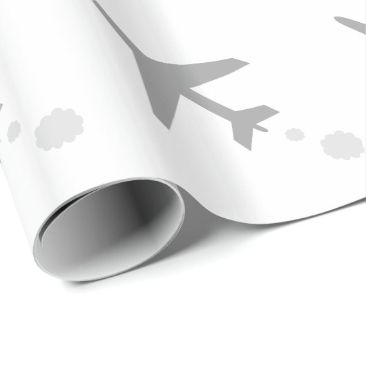 elk vliegtuig; cadeaupapier (Rol Hoek)