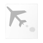 elk vliegtuig; notitieblok (Voorkant)