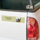 Elk Wapiti Bumpersticker (Op Truck)