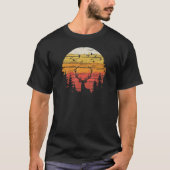Elk Wapiti in the Bossen Mountains Wild Hunting Ca T-shirt (Voorkant)
