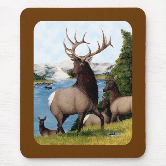 Elk Wapiti Muismat (Voorkant)