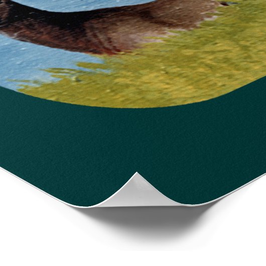 Elk Wapiti Poster (Hoek)