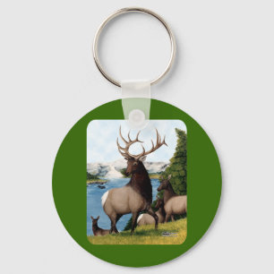 Elk Wapiti Sleutelhanger
