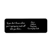 Elk wegwerplabel etiket (Voorkant)