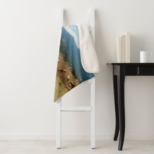 Elk wide angle sherpa blanket sherpa deken (In situ)