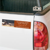 Elk, www.elkcountryhomes.com, ELK ... - Gepersonal Bumpersticker (Op Truck)