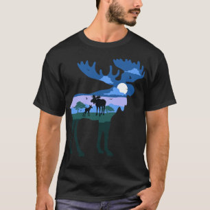 Elk Zweden Illustratie  T-shirt