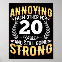 Elkaar 20 jaar irriteren - 20e bruiloft