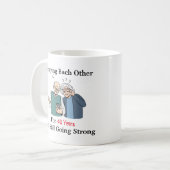 elkaar irriteren koffiemok (Voorkant links)