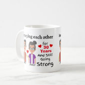 elkaar irriteren koffiemok (Voorkant links)