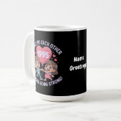 Elkaar irriteren sinds 1995 Jubileum Koffiemok (Voorkant links)