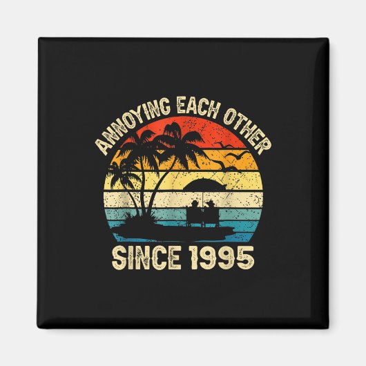 Elkaar irriteren sinds 1995 Jubileum Magneet (Voorkant)