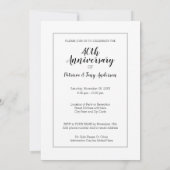 ELKAAR JAAR - 40ste trouwdag & foto Kaart (Achterkant)