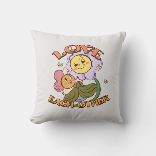 Elkaar Liefhebben Kussen (Voorkant)